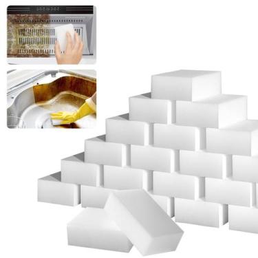 Imagem de Esponja de limpeza EREYUU Magic Sponge Eraser, pacote com 100