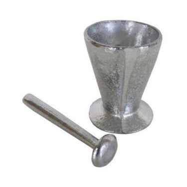 Imagem de Pilao Com Socador De Aluminio Fundido Para Temperos 8cm - Oem