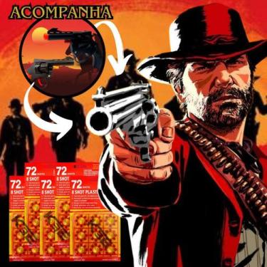 Imagem de 1 Cartelas de 72 estalinho mais RVR Brinquedo Red Dead Redemption - To