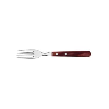 Imagem de Garfo Jumbo Tramontina Churrasco Aço Inox Cabo Vermelho