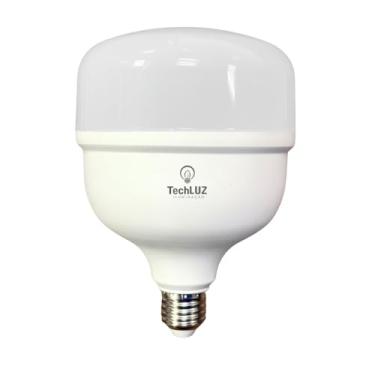 Imagem de Lâmpada Led Super Bulbo 100w Alta Potência Bivolt Branco Frio- Techluz