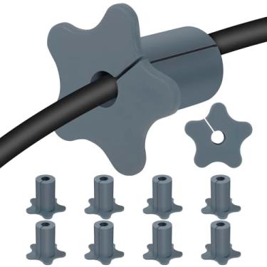 Imagem de Kit de roteamento de cabos Starlink de 10 peças para orifício de parede de 1,5 cm, passagem de cabo de parede para acessórios Starlink, ilhós de silicone perfurado, bucha de cabos para cabos Ethernet