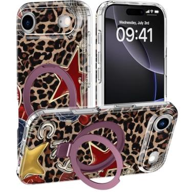 Imagem de DEENAKIN Capa para iPhone 17 Air - Compatível com carregamento sem fio - Suporte multifuncional integrado - Capa protetora para celular com designs bonitos da moda para mulheres - estampa sexy de