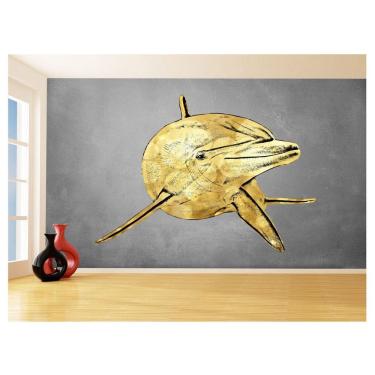 Imagem de Papel De Parede 3D Animais Pop Art Golfinho Cor 3,5M Pxa294