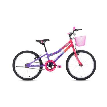 Imagem de Bicicleta Aro 20 Houston Bixy Monovelocidade 201S Rosa Pérola/Roxo