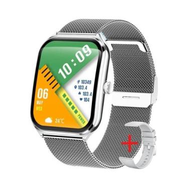 Imagem de Smartwatch Ultra Slim Masculino Com Tela AMOLED HD De 1,96 Polegadas, 