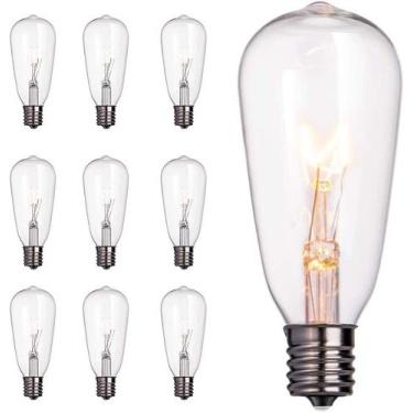 Imagem de Lâmpadas Brightown Edison ST40 7W E17 Warm White, pacote com 10