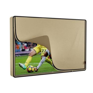 Imagem de Capa de TV iBirdie Outdoor Waterproof para TV de 52 a 55 polegadas beg
