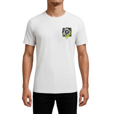 Imagem de Camiseta Dry Fit Branca Manga Curta Beyblade X Extreme