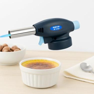 Imagem de Maçarico de Cozinha Profissional a Gás Butano | 1300°C Acendimento Automático | Flambar Dourar Merengue