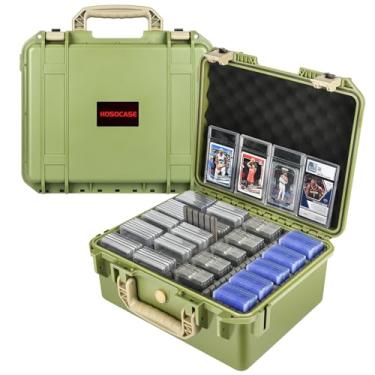 Imagem de Graded Card Case Storage Box: Sports Trading Cards Holder for PSA BGS SGC Slabs, Baseball Football MTG Deck Booster Magic Binder Card Organizer with Dividers, Collector Carry Display Box (800+ Cards)