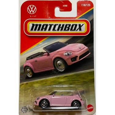 Imagem de Pink 2019 Volkswagen Beetle Convertible - Matchbox - Scala 1/64 Circa