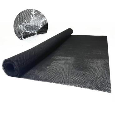Imagem de Barreira de umidade para colchão Queen Size, ventilação respirável sob o colchão, malha de ar 3D sob o colchão, acessórios para trailers, mantém as camas secas para campistas (203 x 152 cm) (preto