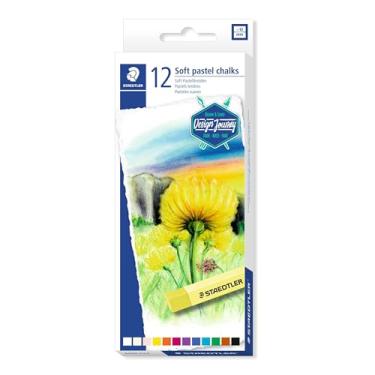 Imagem de Giz Pastel, Staedtler, Soft Karat, 2430 C12 06, 12 Cores