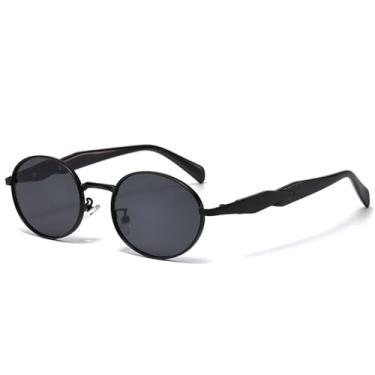 Imagem de Óculos de Sol Feminino Fashion com Lentes Degradê, Estilo Retrô Masculino, para Esportes ao Ar Livr