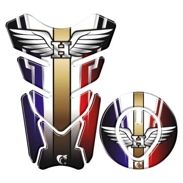 Imagem de Protetor Tanque E Bocal Adesivo Moto Honda Asa Até 2017 Colorido