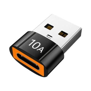 Imagem de Adaptador Conversor USB 3.0 10A USB a Para C OTG Para Xiaomi 12 MacBoo