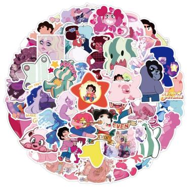 Imagem de Pacote de adesivos Stevens Universes Anime Waterproof Vinil 50 unidades