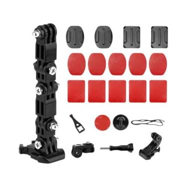 Imagem de Kit De Montagem Para Queixo De Capacete De Motocicleta Para Câmeras Go