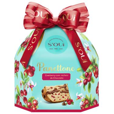 Imagem de Panettone Cranberry com Recheio de Chocolate 500g S'OUI