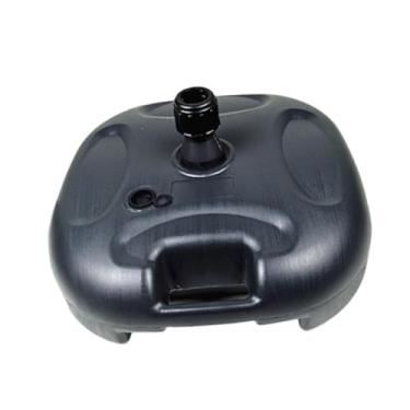 Imagem de RNXRZANK Suporte para Guarda-sol de Jardim com Base em Formato de Arco de Balão para Móveis de Praia E Jardim, Preto