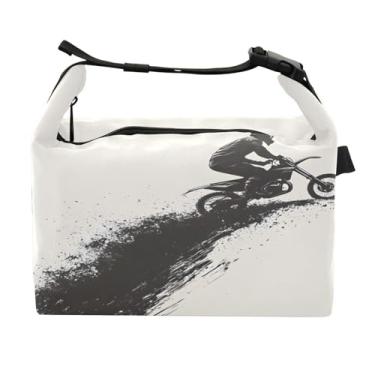 Imagem de STAYTOP Lancheira de motociclista com fivela de alça, lancheira isolada para meninos e meninas, lancheira térmica para trabalho escolar