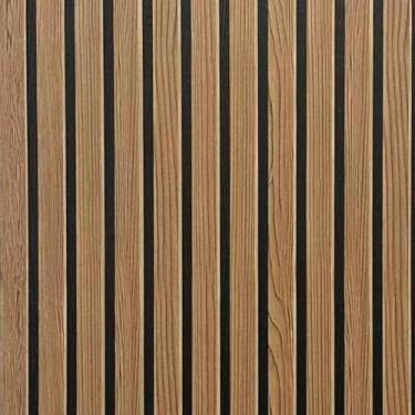 Imagem de Papel de Parede 10 METROS x 45CM Adesivo Autocolante para Sala Quarto Conveniente E Eficiente Elegante E Prático(Ripado 12)