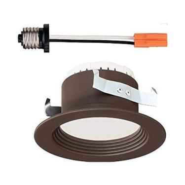 Imagem de Designers Fountain EVL4733CBZ30 10 cm 3000K Acabamento de defletor CEC-T20 integrado em luz de bronze embutida, 10 cm