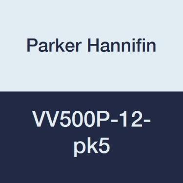 Imagem de Parker Hannifin VV500P-12 Válvula de esfera industrial de latão, vedação PTFE, ventilada, em linha, rosca fêmea de 3/10.2 cm x rosca macho de 1,9 cm