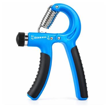 Imagem de Fortalecedor de Punhos Hand Grip Azul Ajustável 5kg à 60kg Exercício para Mãos-Unissex