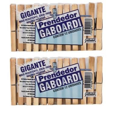 Imagem de Prendedor De Madeira Para Varal Pregador ou Artesanato Grande Com 12UN