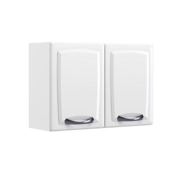 Imagem de Armario Aereo New Premium 80cm com 2 Portas Branco Itatiaia