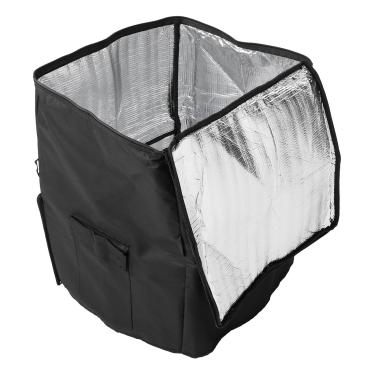 Imagem de OPPWONG Tampa da Bomba para Banheira de Hidromassagem, Tecido Oxford 600D, Forro de Folha de Alumínio, Material Isolante, Gabinete para Banheira de Hidromassagem Com Zíper e Tiras