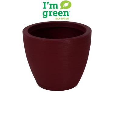 Imagem de Vaso com Prato Tramontina Asteca Eco 38cm em Polietileno