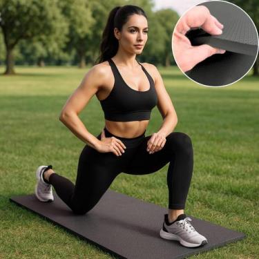 Imagem de Colchonete EVA 100x50 20mm Grosso Emborrachado Academia Pilates Ginast