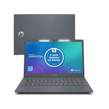 Imagem de Notebook Positivo Vision Intel Celeron Dual Core 4GB 128GB eMMC Tela HD 14” Windows 11 + Microsoft 365 Personal Válido por 1 Ano - C14 Lumina BAR