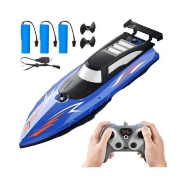 Imagem de Barco De Controle Remoto De Alta Velocidade 2.4G Com Hélices Duplas, B