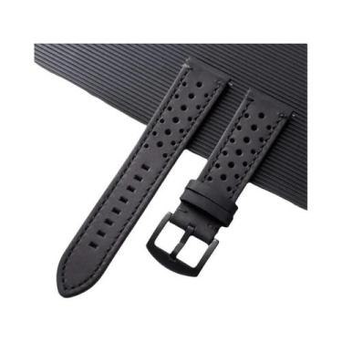 Imagem de Pulseira De Couro Respirável Unissex Para Relógio Seiko Omega Sport, P