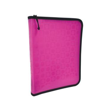 Imagem de Fichário/Caderno Argolado Escolar com Zíper - DAC Vision 2355PI Pink