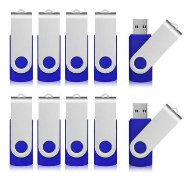 Imagem de Unidade Flash Aiibe 32GB USB 2.0 azul (pacote com 20)