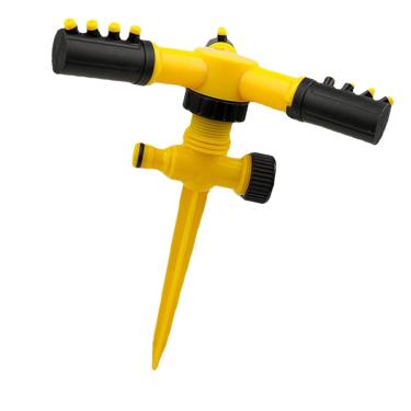 Imagem de jardim, aspersor grama giratório 360 graus - Irrigação grama plug-in para mangueiras, áreas grandes e pequenas, Irrigação mangueira resistente