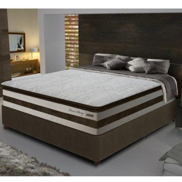 Imagem de Conjunto Box Casal 138cm Pocket Pillow Top Love Story Gazin