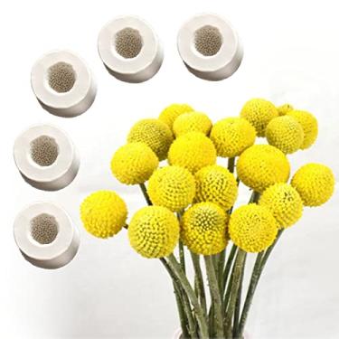 Imagem de ZHUOJIE 5 peças flor bata dourada pétala textura molde de silicone fondant ferramenta de decoração de bolo gumpaste açúcar formas de chocolate