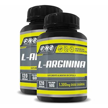Imagem de Kit Com 2 L-arginina 100% Pura 120 Cápsulas 500mg - FNB