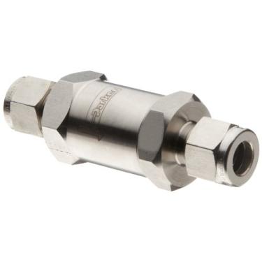 Imagem de Parker C Series Stainless Steel 316 Check Valve, 10 psi Cracking Pressure, 1/4" A-Lok Compression Fitting