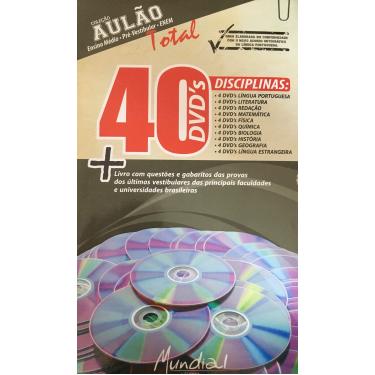 Imagem de Coleção Aulão Ensino Médio, Pré Vestibular, ENEM - 40 DVDS