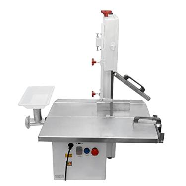 Imagem de Serra Fita De Bancada Bigolar 1/3 CV Bocal 7 Mesa Móvel Bivolt