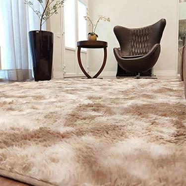 Imagem de Tapete Sala e Quarto Peludo Felpudo 3,00x2,00 Grande Costa Oro Luxo Macio (1-Bege Mesclado)