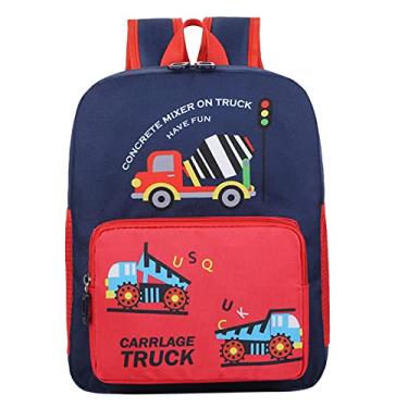Imagem de Mochila infantil escolar para bebês e crianças, mochila fofa de desenho animado meninos meninas mochilas de carro com estampa de coelhinho, Vermelho, One Size