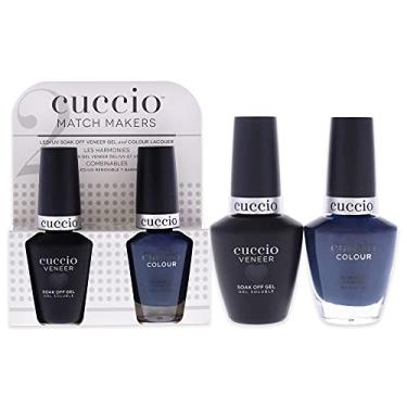 Imagem de Conjunto Match Makers – Wild Knights da Cuccio para mulheres – 2 peças de esmalte de gel de 12,5 g, esmalte colorido de 12,2 g